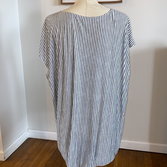 Max Studio 3X top with black vertical stripes - Picture 5 of 8